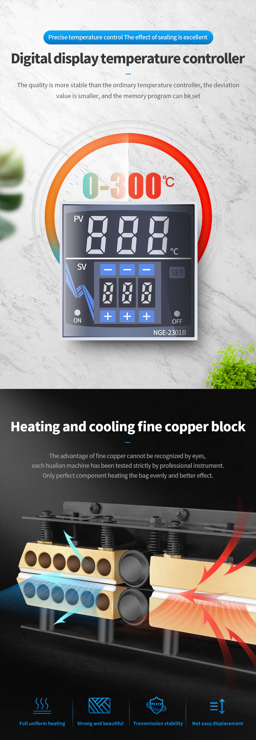 Bag sealing machine Bag sealing machine