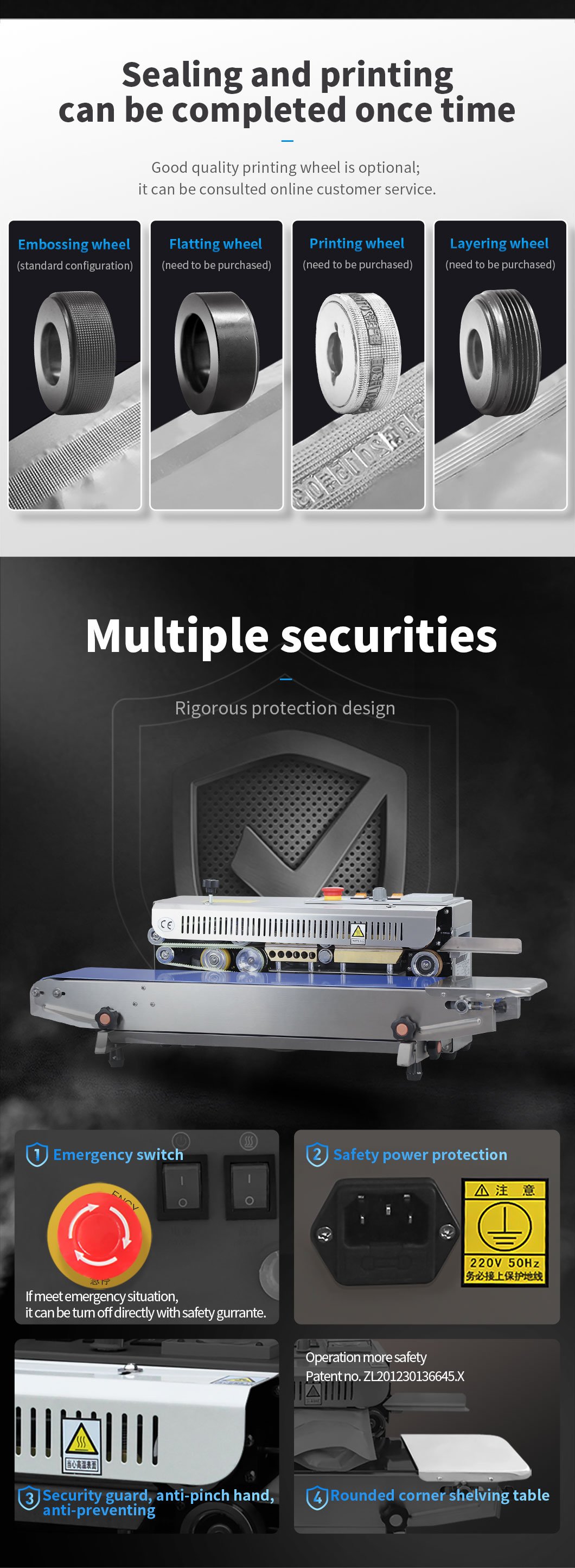 Plastic bag sealing machine Plastic bag sealing machine