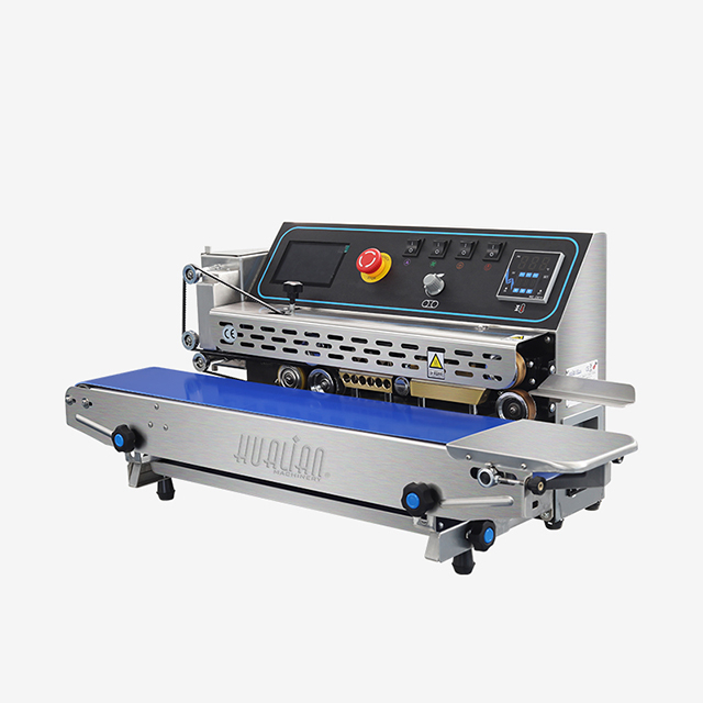 Hualian Horizontal Continuous Band Sealer With Ink Jet Printing And