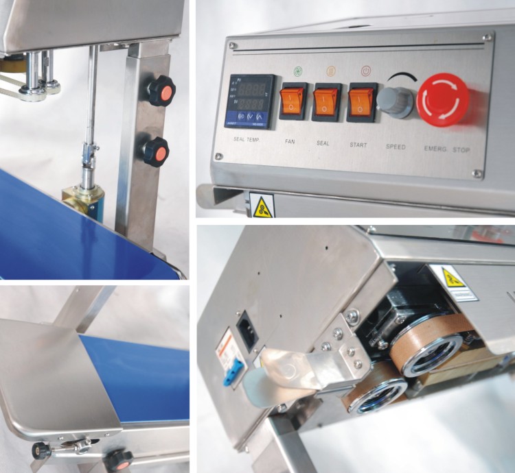 Automatic Vertical Pouch Continuous Band Sealer FR 770II From China