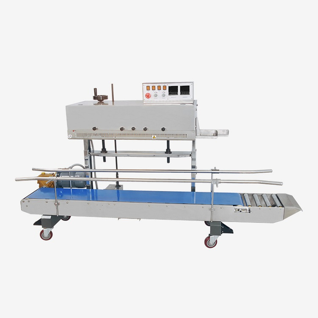 Hualian Vertical Heat Bag Pouch Continuous Band Sealer Sealing Machine FR-1370AL/L