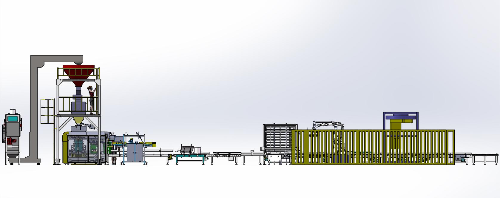 15kg bag Packaging Line 15kg bag Packaging Line