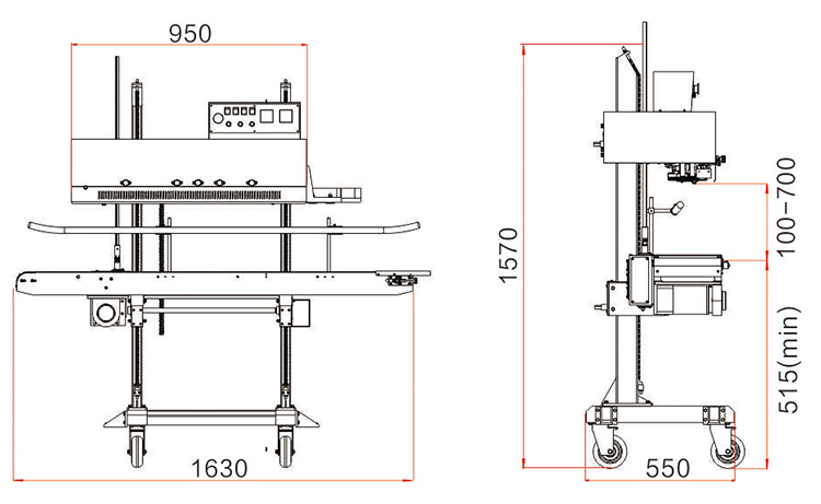 FRM-1370LD Hualian heat sealing machine