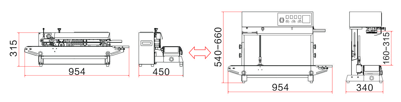 sealing machine size pic sealing machine size pic