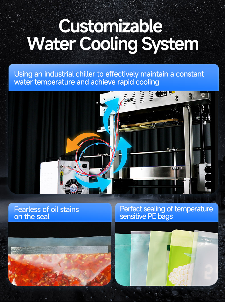 band sealer with water cooling system band sealer with water cooling system