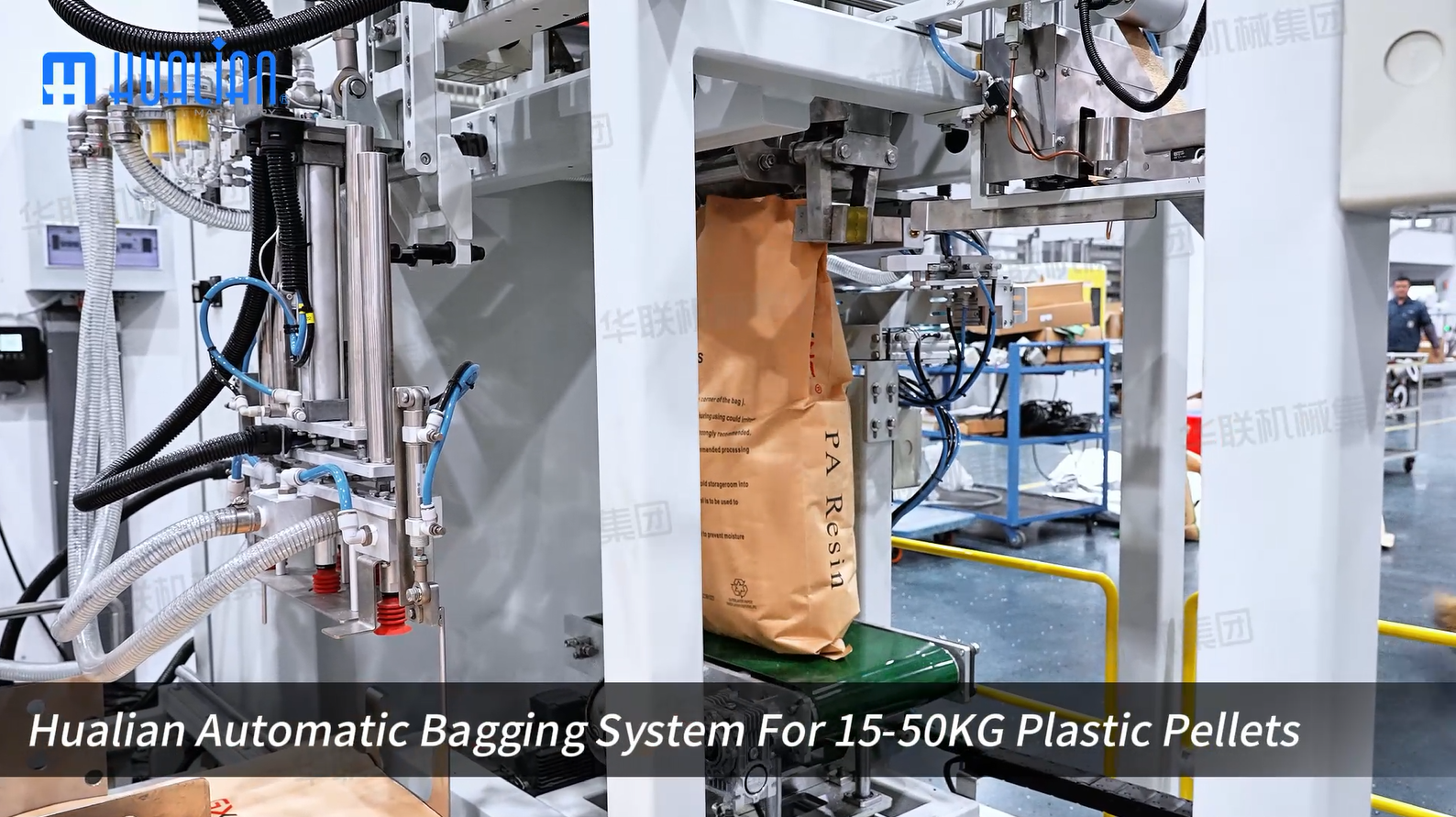 Automatic bagging system Automatic bagging system