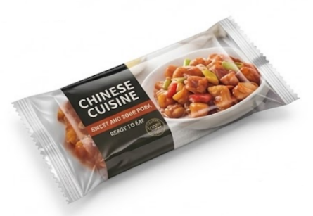 Flow packer for ready meal