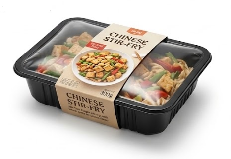 MAP packaging for ready meal