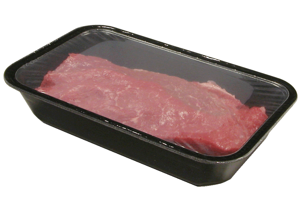 Map packaging for meat