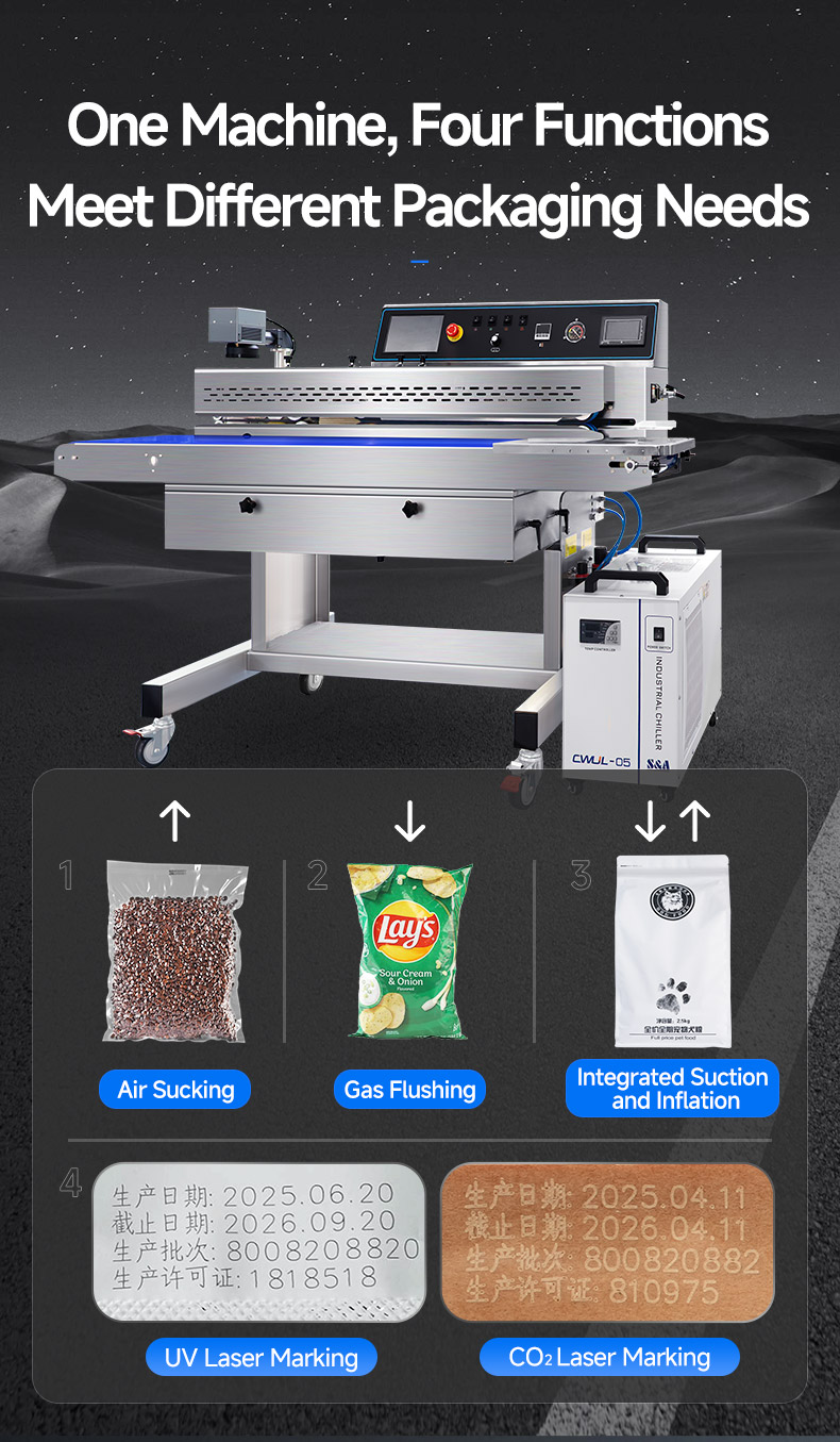 FRJ-1120WH laser marking band sealer FRJ-1120WH laser marking band sealer