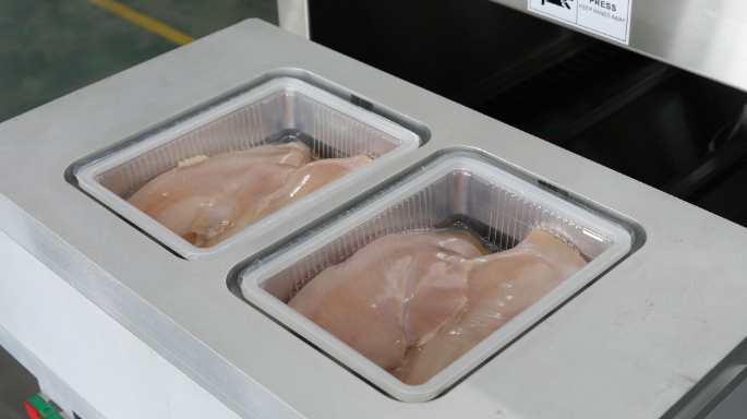 Tray Vacuum Gas Packaging Machine HVT-450M Tray Vacuum Gas Packaging Machine HVT-450M