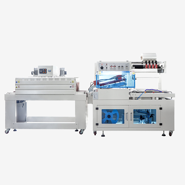 Hualian Automatic L Type Heat Film Tunnel Food Shrink Wrap Wrapping Packaging Machine BSF-5640LG/E+BS-4522 