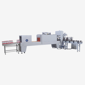 Heat Automatic PE Film Shrink Wrapping Wrap Sleeve Sealing Packing Packaging Machine For Water Bottles BSF-6030XI+BS-6040L 