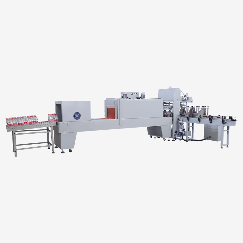 Heat Automatic PE Film Shrink Wrapping Wrap Sleeve Sealing Packing Packaging Machine For Water Bottles BSF-6030XI+BS-6040L 