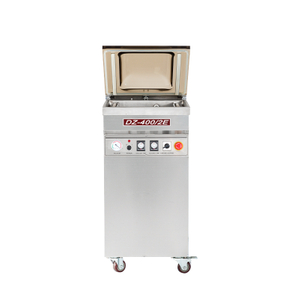 Single chamber vacuum packaging machine