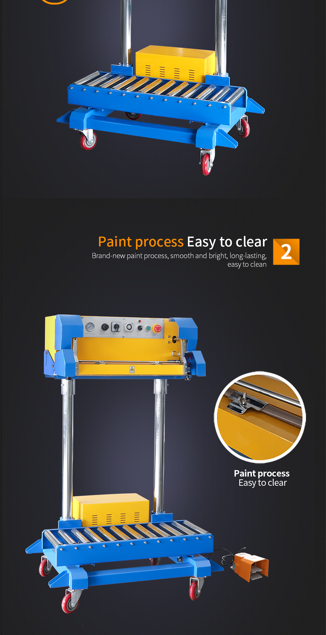 QF-600L-S Heavy Duty Bag Band Sealer