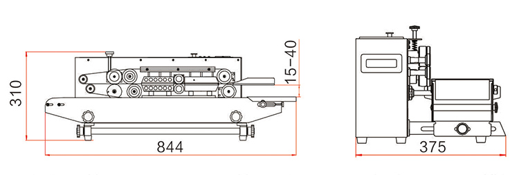 FRB-770I Hualian band sealer size