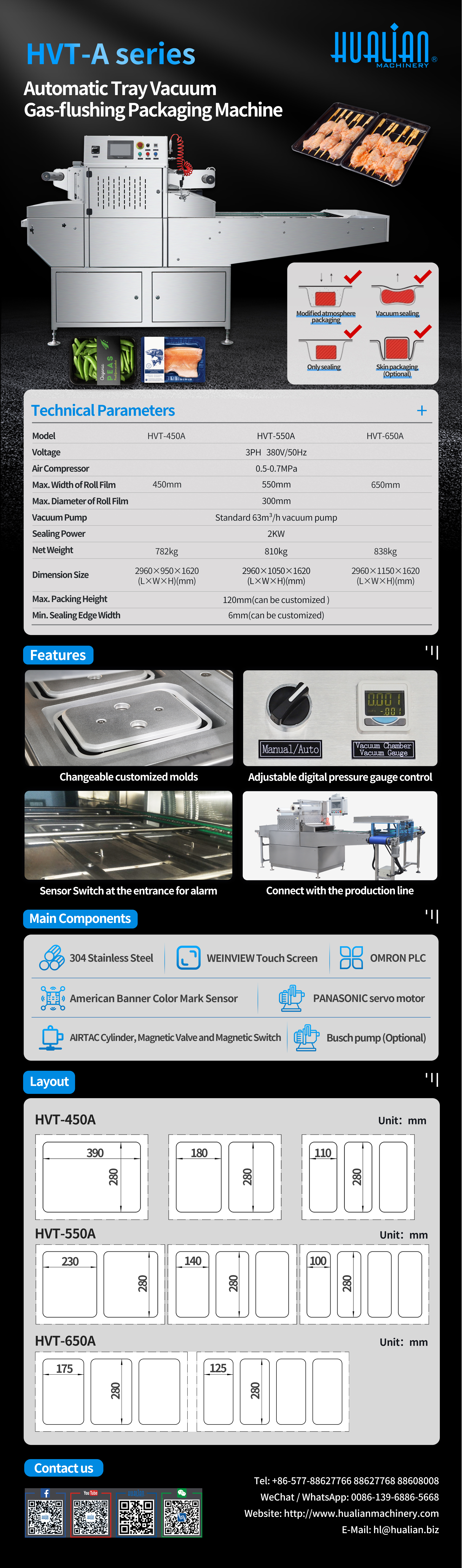 Hualian Automatic Tray sealer 