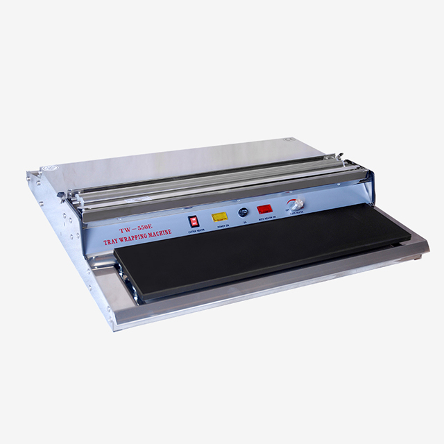 Cling Film Food Tray Wrapping Sealer Machine with Preservative Film TW-550E