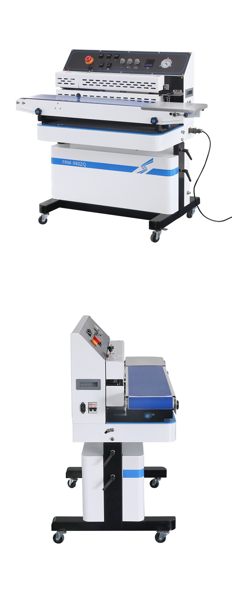 Aerating and Air Suction Continuous Band Sealing Machine FRM-980ZQ 