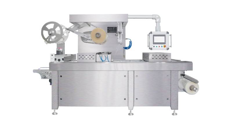 Compact Flexible Film Vacuum Thermoforming Packaging Machine