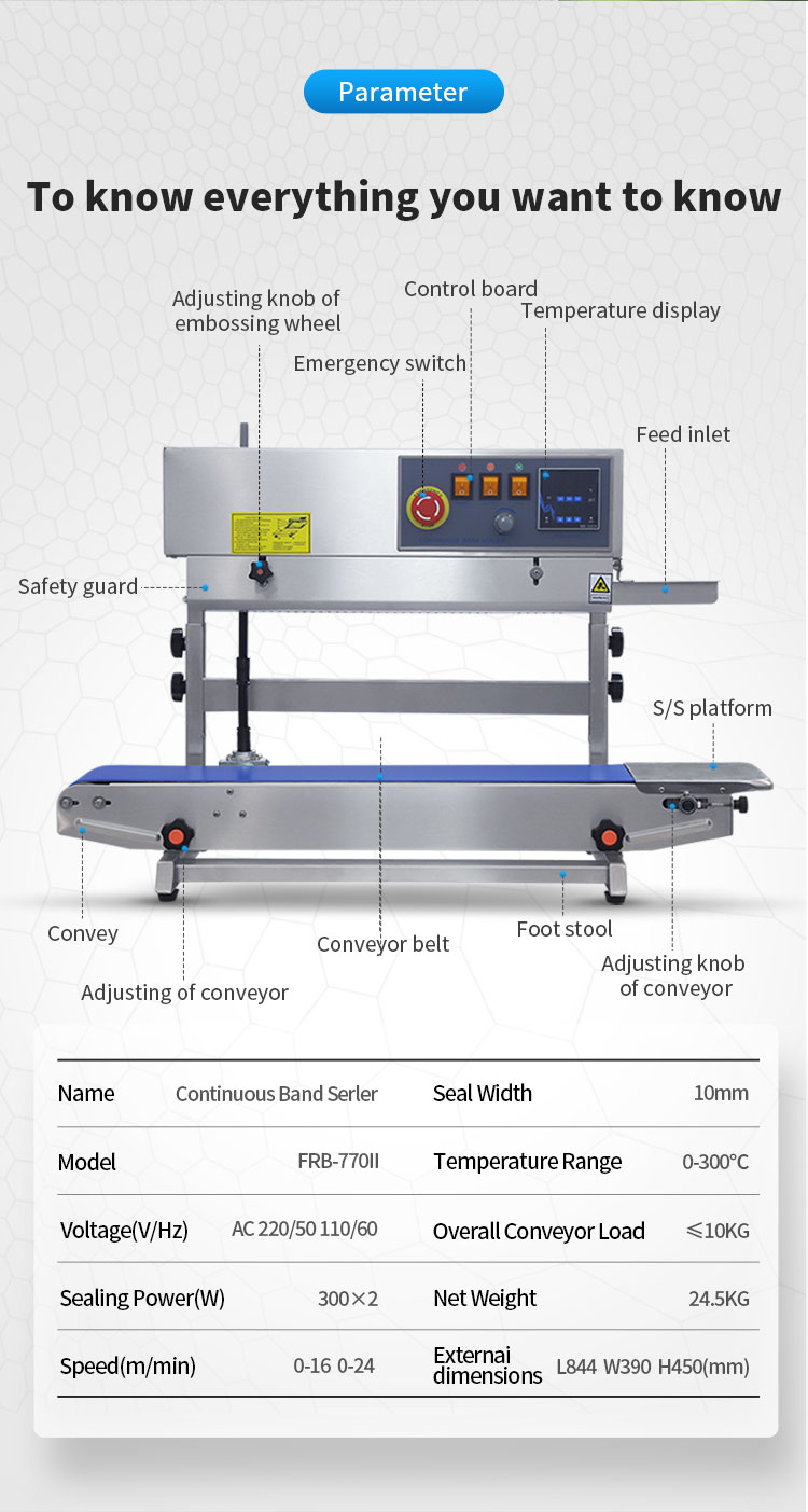 Hualian Continuous band sealing machine