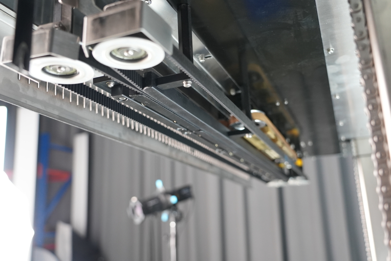 HUALIAN Integrated Suction And Inflation Continuous Vertical Band Sealer With Ink-jet Printer FRP-1120LH 