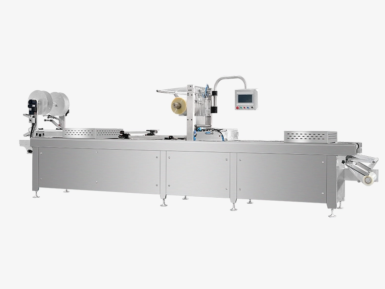 Hualian HVR-420A-U Automatic High-output Map Thermoforming Vacuum Packaging Machines For Food Packaging