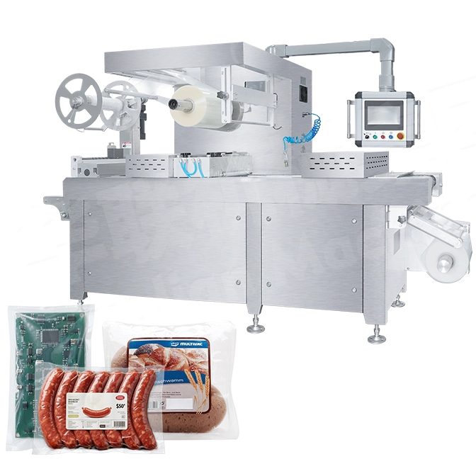 Automatic Compact Economical Map Thermoforming Vacuum Packaging Machine For Food HVR-320A(Q) 