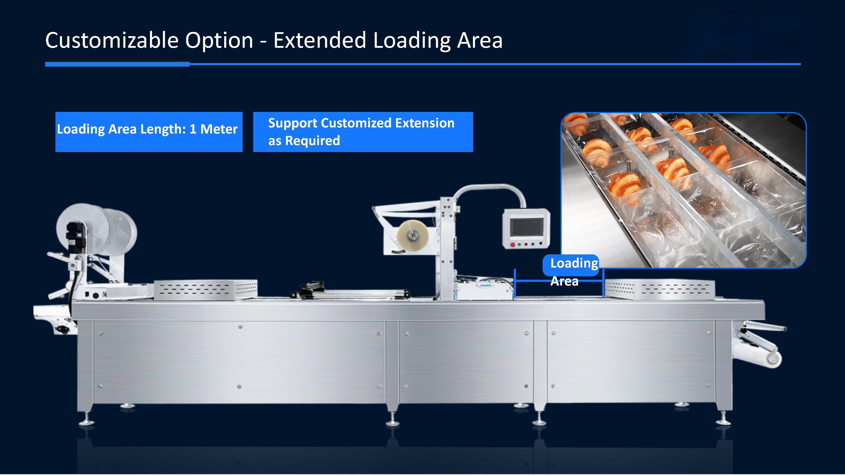 thermoforming vacuum packaging machine