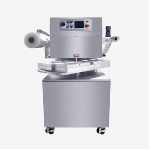 Rotary Tray Vacuum Sealer Modified Atmosphere Skin Packaging Machine For Food HVT-450R-4S