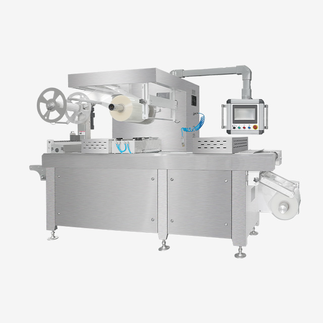 Continuous Map Thermoforming Vacuum Packaging Machine For cheese beef