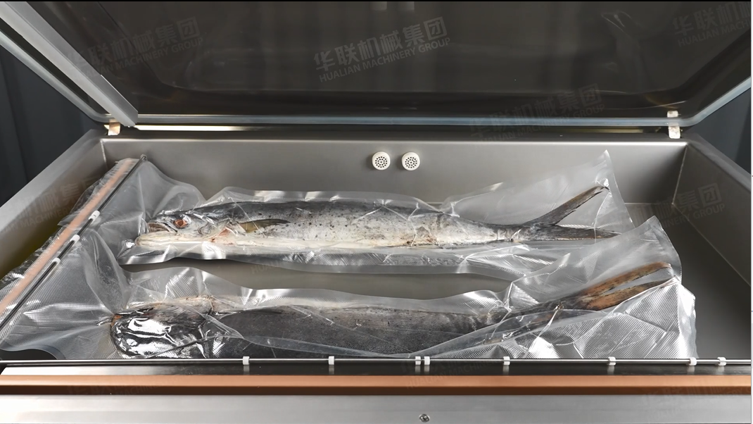 Vacuum sealer for fish