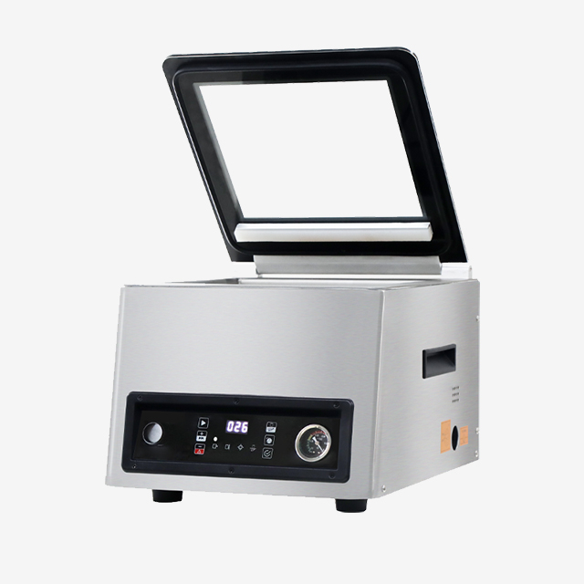 Hualian Table Top Vacuum Packaging Machine With Extra-Deep Vacuum Chamber For Food HVC-260T∕1D