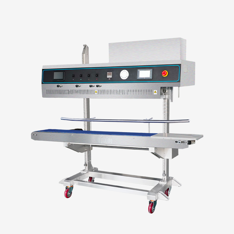HUALIAN Integrated Suction And Inflation Continuous Vertical Band Sealer With Ink-jet Printer FRP-1120LH 