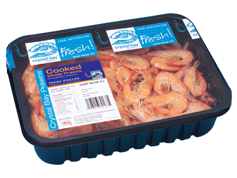 tray packaging machine for seafood