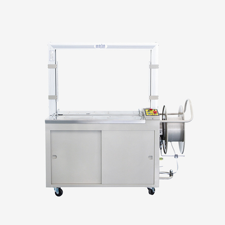 Hualian semi-automatic strapping machine is suitable for