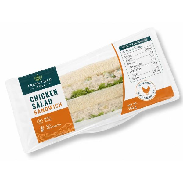 thermoforming packaging machine for sandwich
