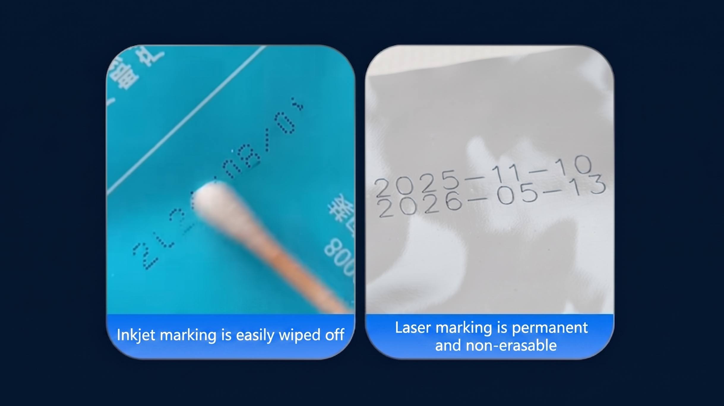 uv laser marking band sealer