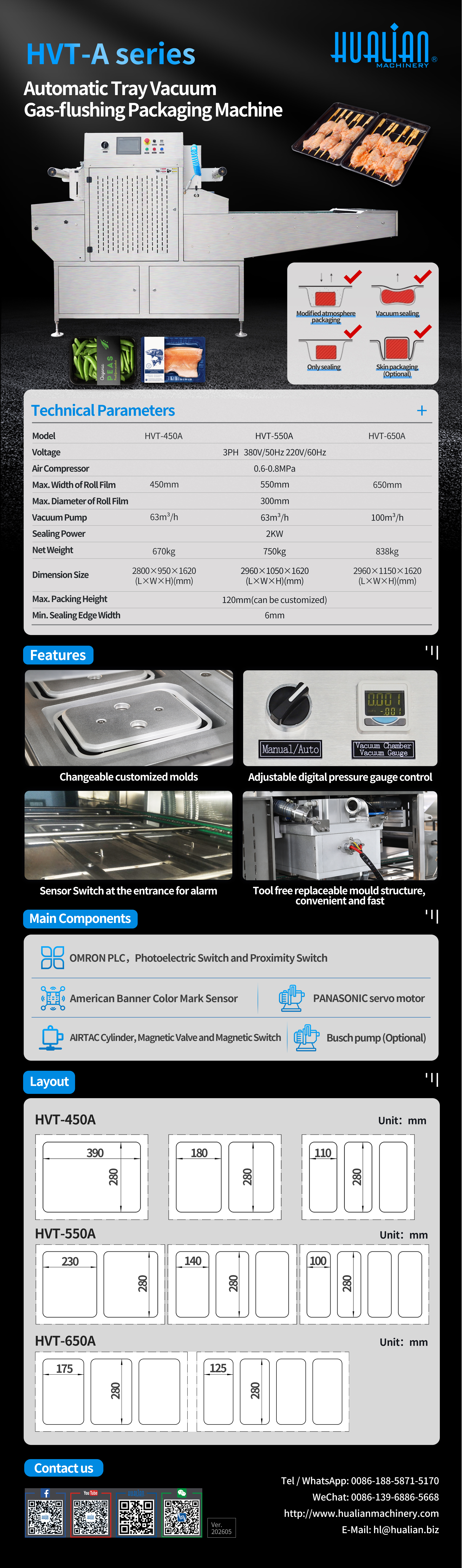 HVT-A tray sealing machine